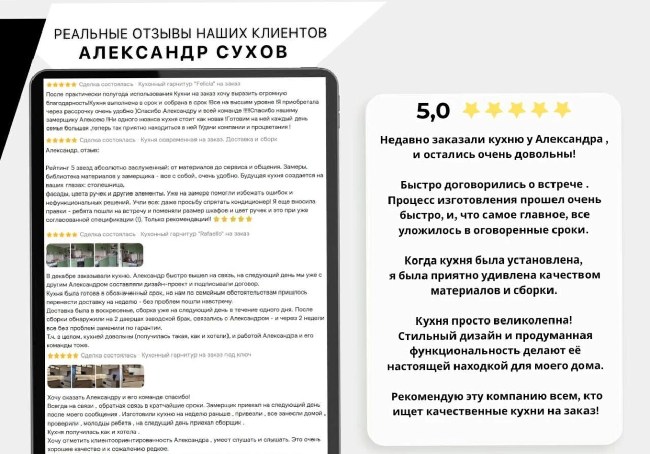 Кухня на заказ. Стильная кухня на заказ
