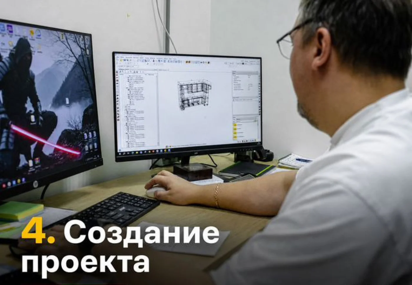 Кухня с островом на заказ из ЛДСП терракотовая 280х56х196