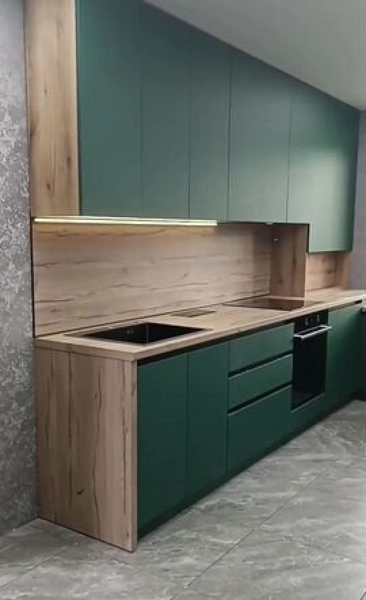 Кухня на заказ от производителя МДФ эмаль с монтажом
